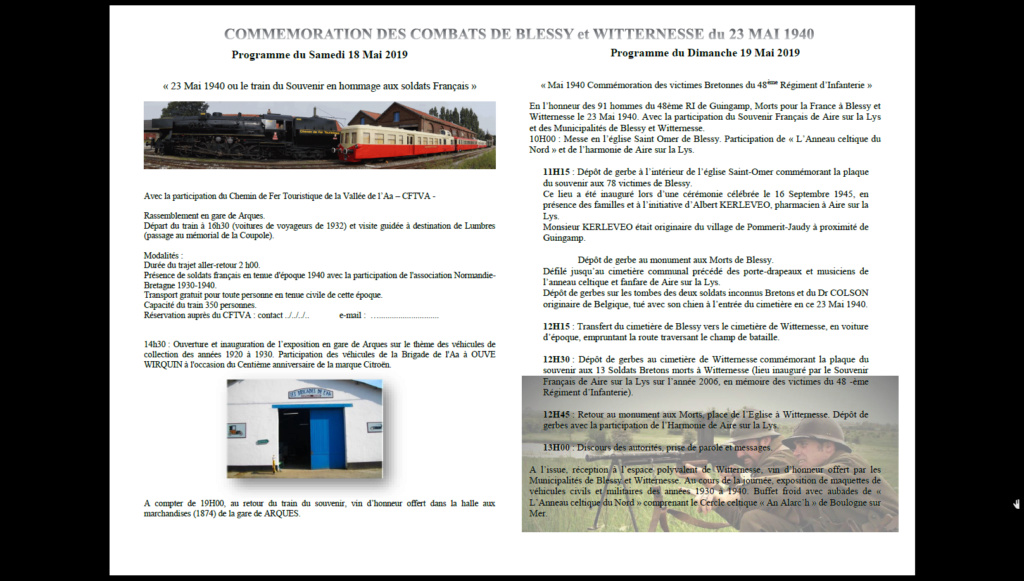 commémorations région Boulonnais, 18 et 19/05/2019 WITTERNESSE et BLESSY,  Screen13