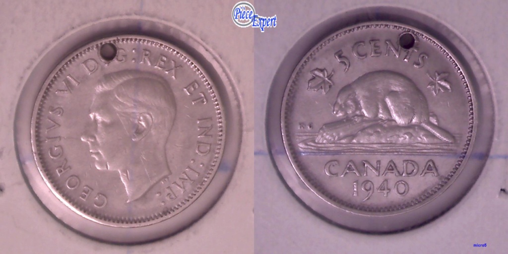 1940 - Coin fendillé sur I de GEORGIVS 5_cent47