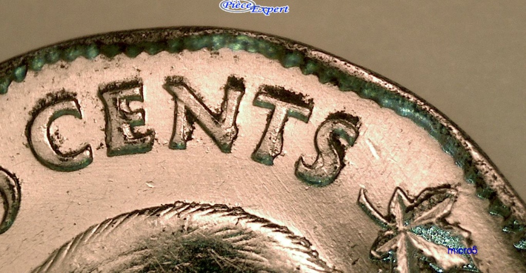 1952 - Coin détérioré ENTS de cents Cpe_1074