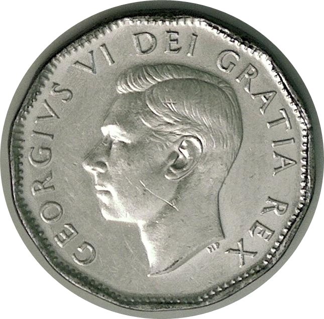 1952 - Coin détérioré ENTS de cents Cpe_1078