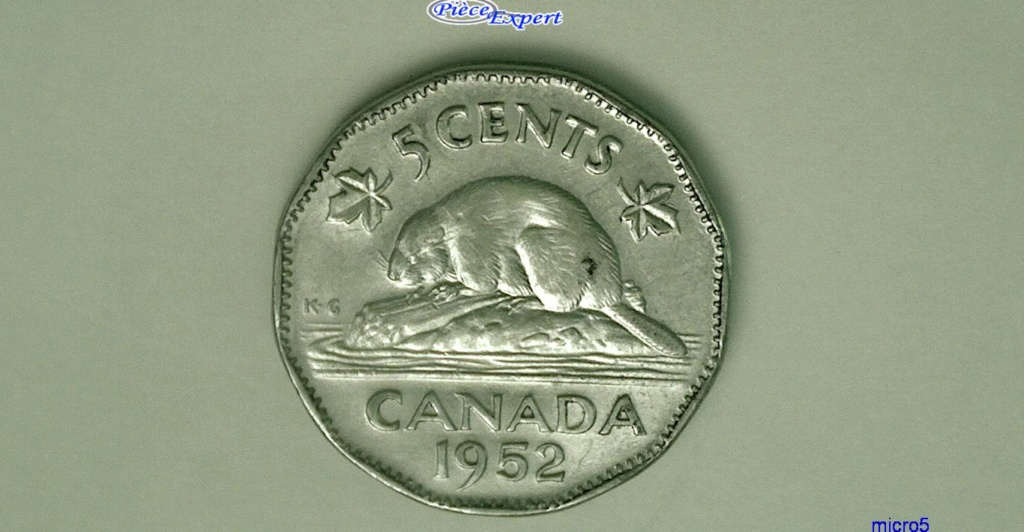 1952 - Coin ferndillé du buste au listel Cpe_1100