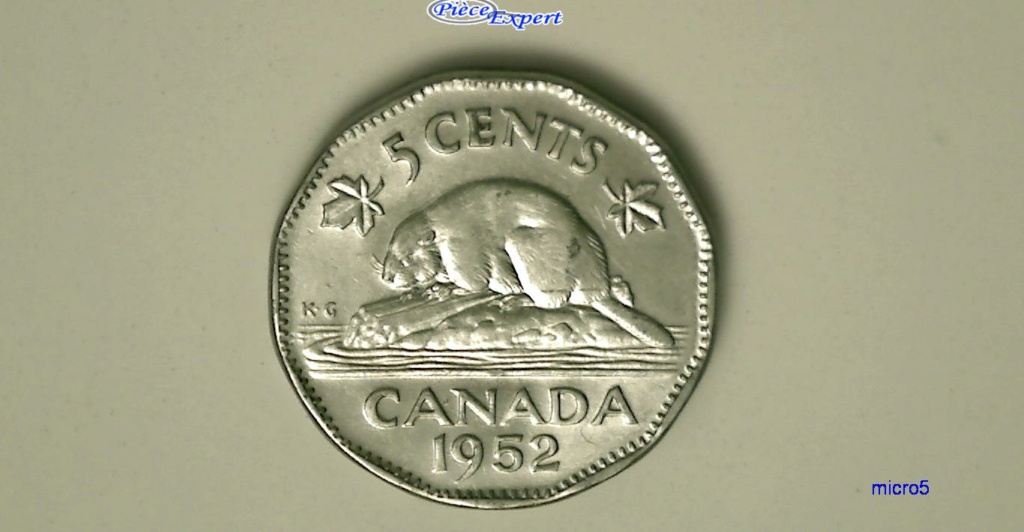 1952 - Éclat de coin 1er A de Canada + Doublement Cpe_1111