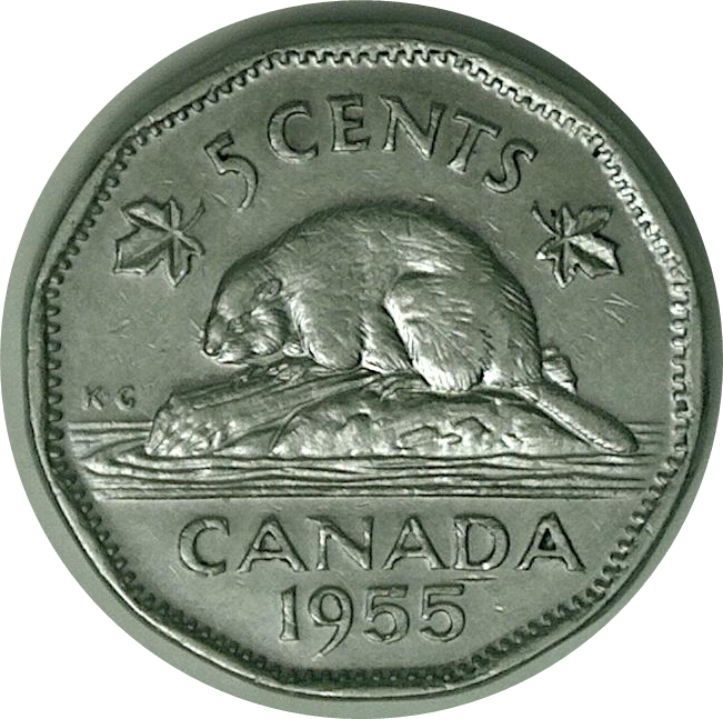 1955 - Coin Décalé Revers Cpe_1142