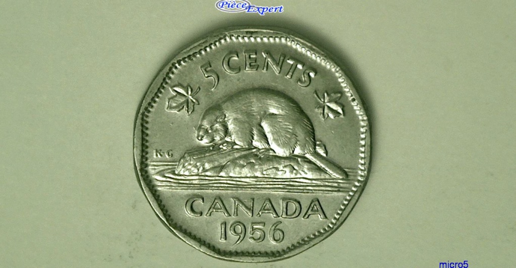 1956 - Coin détérioré Revers et coin fendillé Cpe_1183