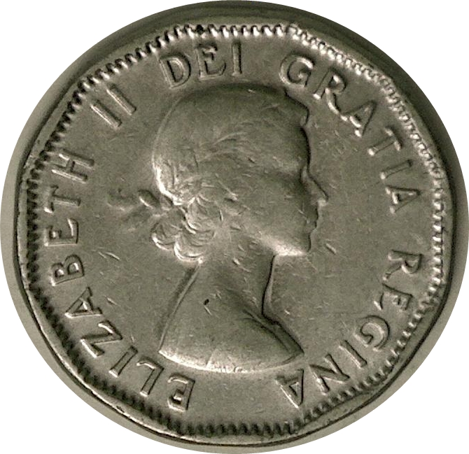 1956 - Coin détérioré Revers et coin fendillé Cpe_1186