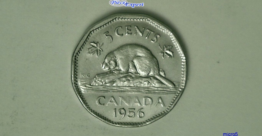 1956 - Coin obturé sur Canada ANA Cpe_1203