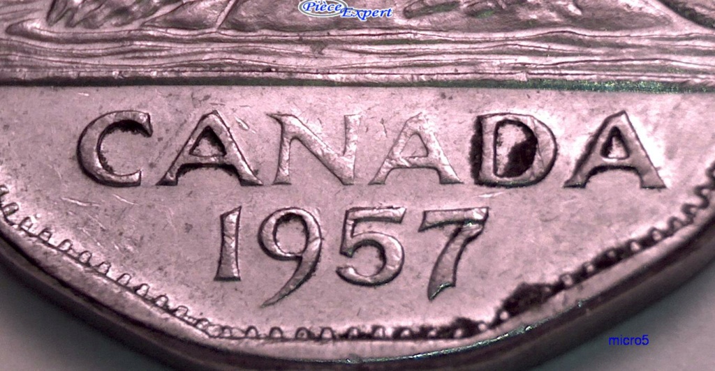 1957 - Coin obturé sur NA de Canada (Faded NA) Cpe_1446