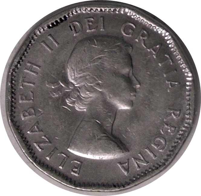 1957 - Coin décalé Avers REGIN Cpe_1464