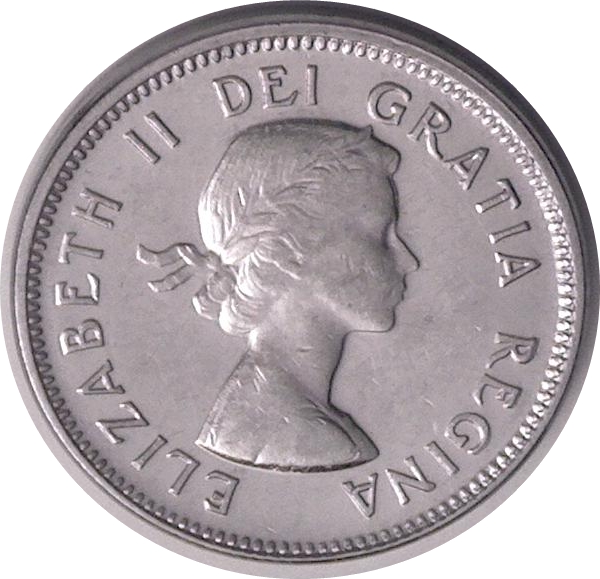 1964 - Coin détérioré Avers et Revers, Entrechoqué (Revers) Décalé (Revers)  Obturé (revers) Cpe_1536