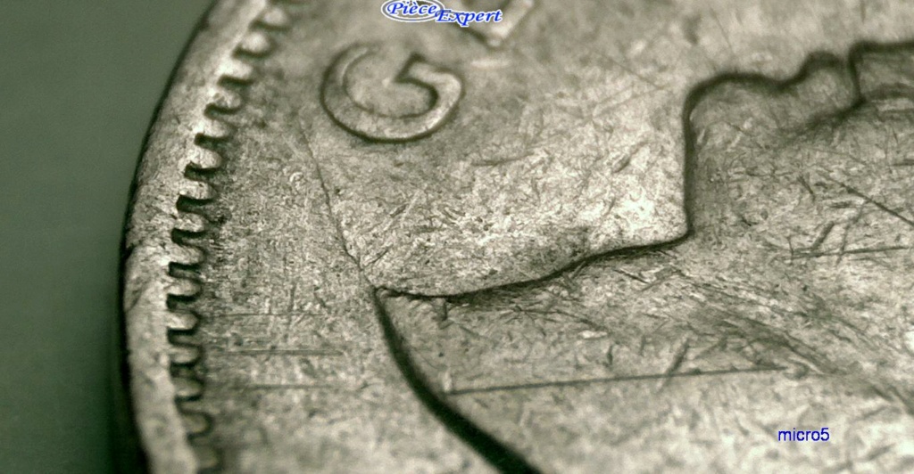 1942 - Coin fendillé pointe du buste Cpe_1607