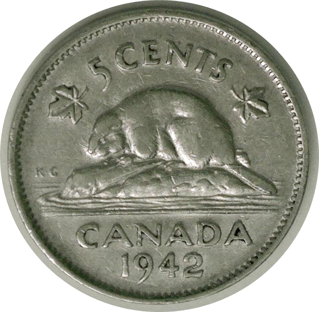 1942 - Coin fendillé pointe du buste Cpe_1611