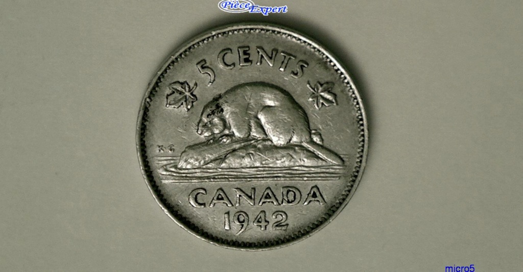 1942 - Coin fendillé Avers IMP Cpe_1650
