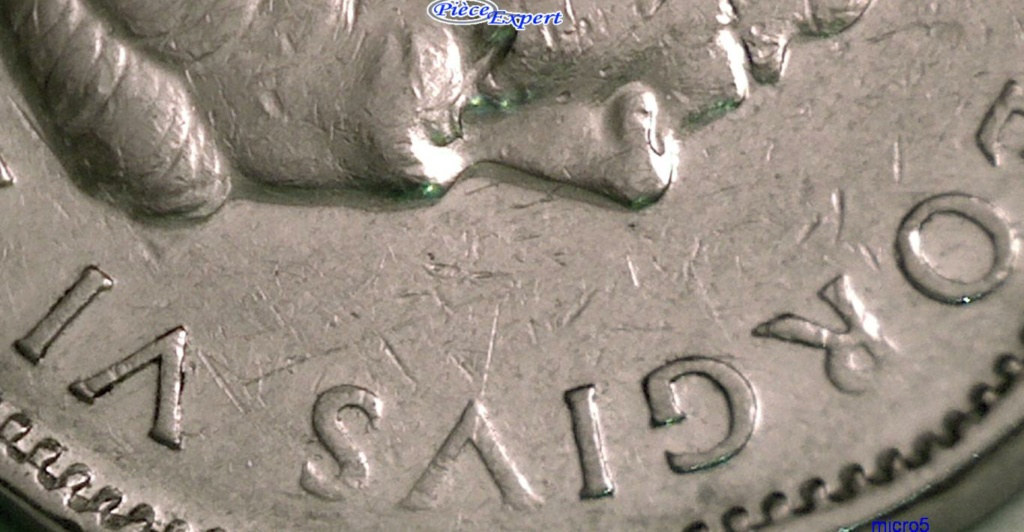 1949 - "GEOR" Coin Obturé (Filled Die Legend) Cpe_1690