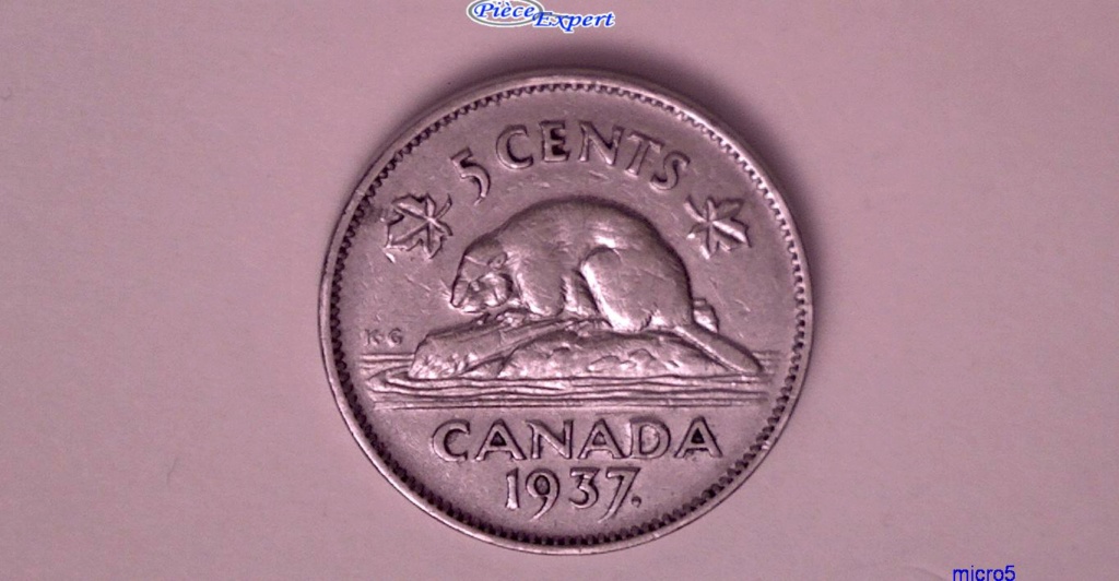 1937 - Coin entrechoqué Avers / Revers Cpe_1751