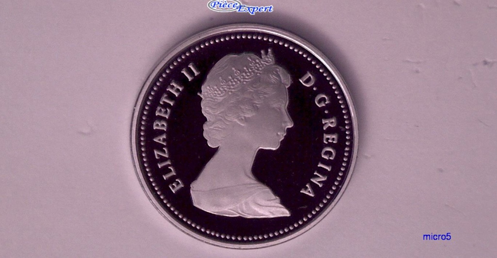 1984 - ''Épreuve'' Doublure de la Feuille gauche et 5 cents Cpe_1917