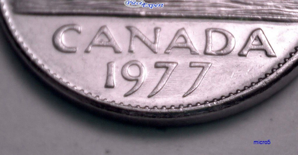 1977 - H Coin désaligné Revers, Fendillé Avers Cpe_2097