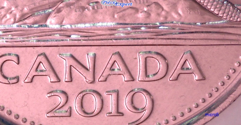 2019 - Eclat de coin sur N de Canada Cpe_i311