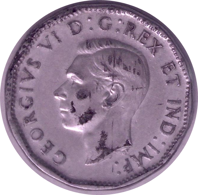 1944 - Coin Fendillé du buste au listel Cpe_i430