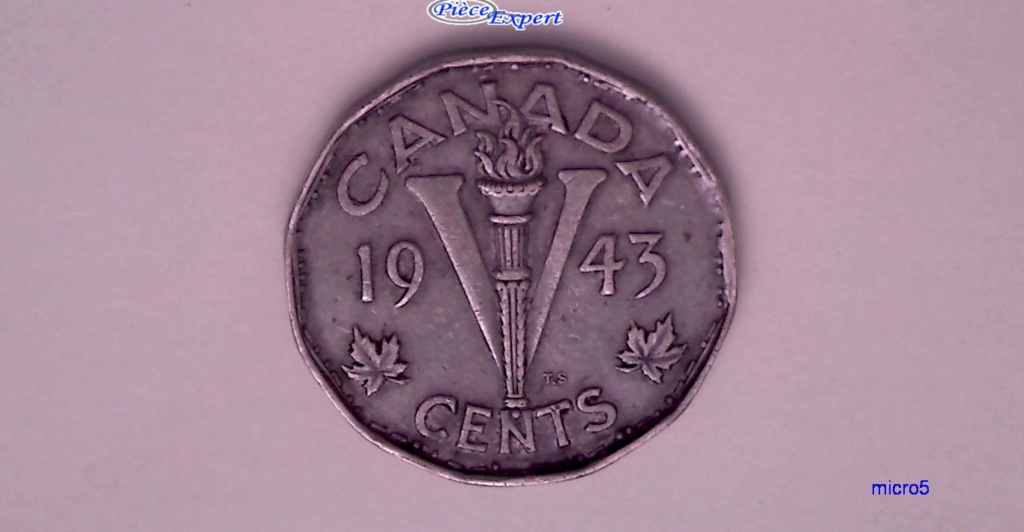 1943 - Coin Fendillé de la pointe du buste au listel Cpe_i492