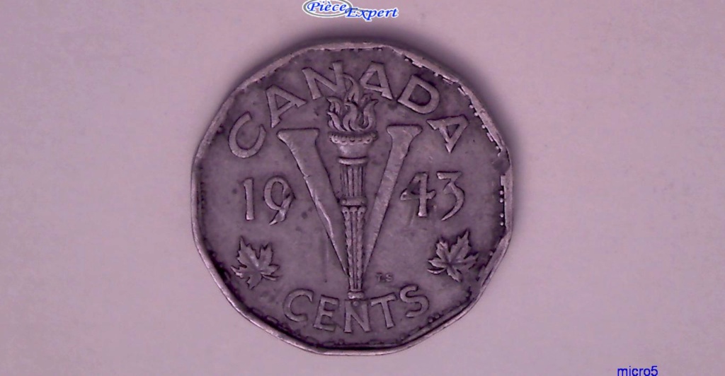 1943 - Coin Fendillé sous le buste au listel Cpe_i499