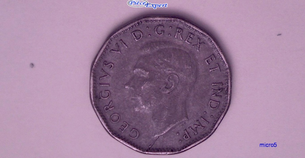 1943 - Coin Fendillé (2) sous le buste au listel et I de IND Cpe_i511