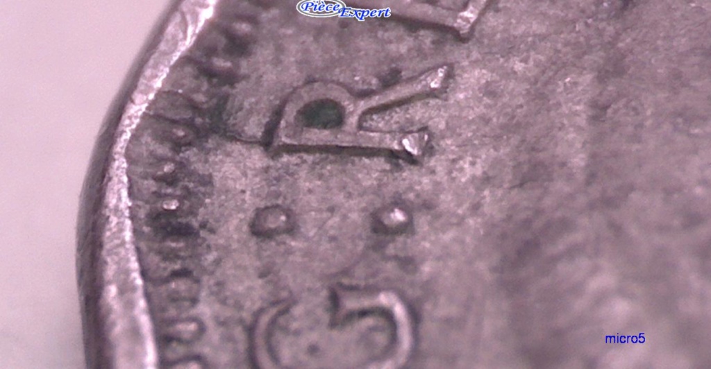 1943 - Coin fendillé du 1 au listel Cpe_i519