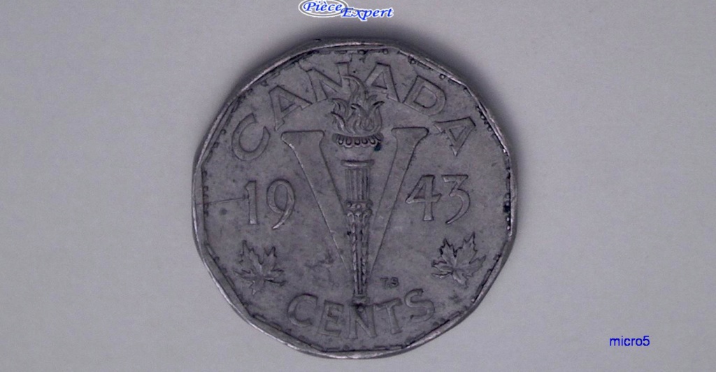 1943 - Coin fendillé du 1 au listel Cpe_i520