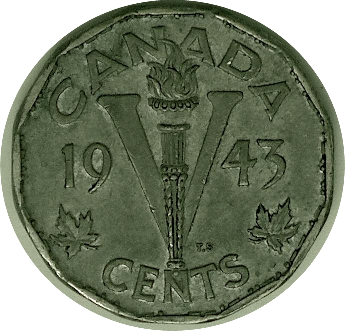 1943 - Coin Fendillé près de : jusqu'au listel Cpe_i558