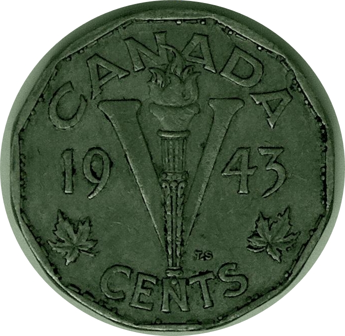 1943 - Coin Fendillé D de Canada Cpe_i571
