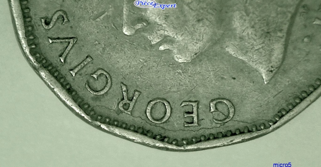 1943 - Coin Fendillé GEOR + D:IMP de George VI Cpe_i629