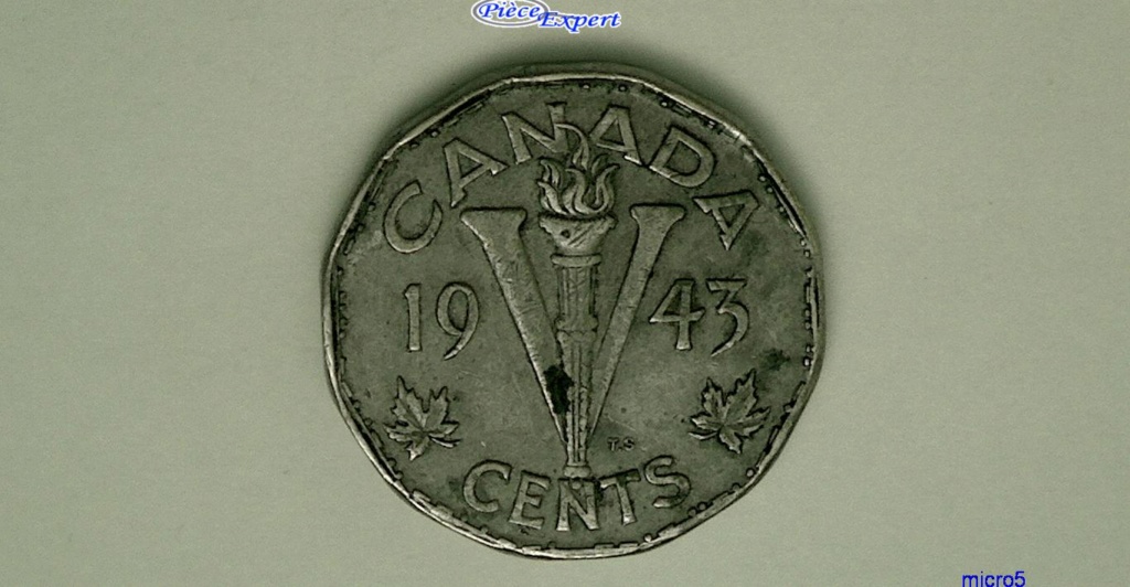 1943 - Coin Fendillé GEOR + D:IMP de George VI Cpe_i633