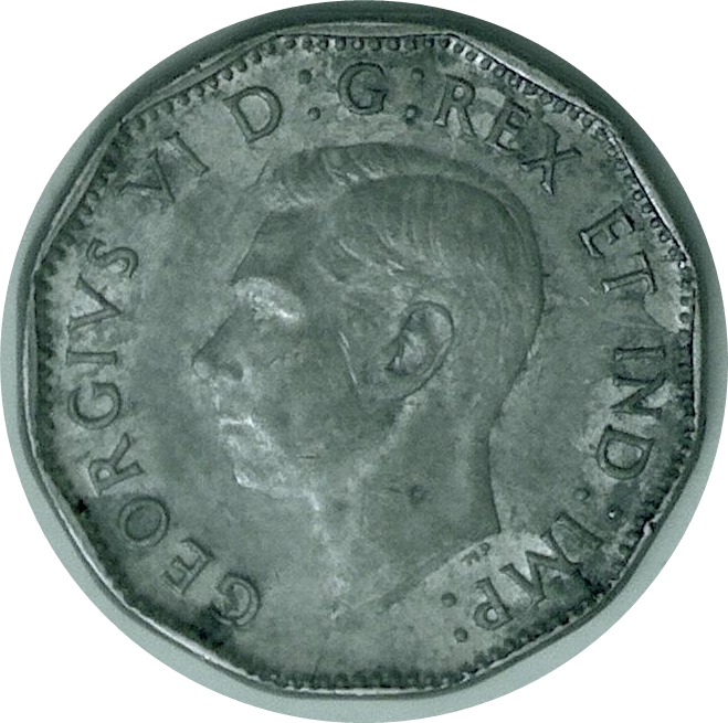 1943 - Coin Fendillé M de IMP Cpe_i644