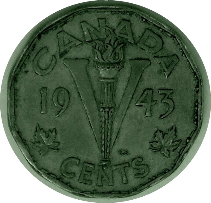 décalé - 1943 - Coin Décalé Légende Avers (Obv. Legend Die Shift) Cpe_i694
