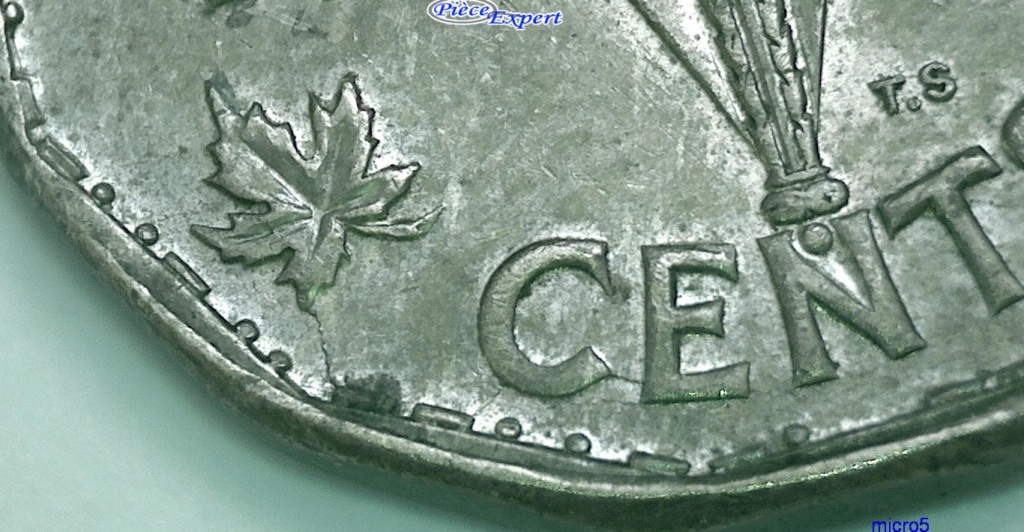 1943 - Coin Fendillé feuille gauche Cpe_i742
