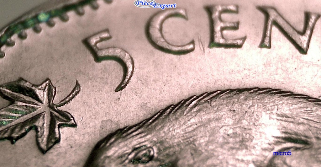 1958 - Coin détérioré Revers Canada et Date Cpe_i935