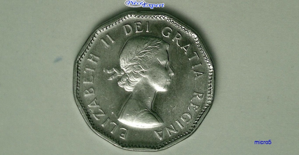 1958 - Coin détérioré Revers Canada et Date Cpe_i938