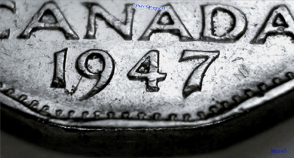 1947 - "4" Partiellement Obstrué (Filled "4") & Coins Entrechoqués Avers & Revers (Die Clash) Imag1223