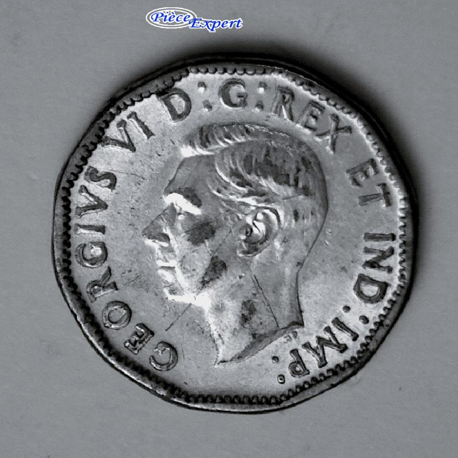 1944 - Coin détérioré Extrême Avers : Légende Imag1258