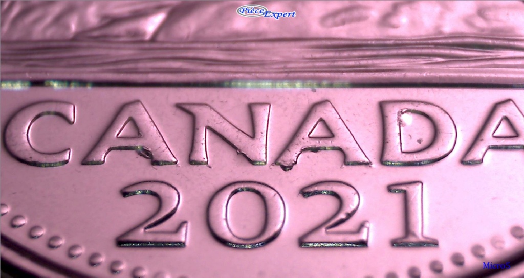 2021 - Éclat de coin Canada + Bulle Avers Imag1554