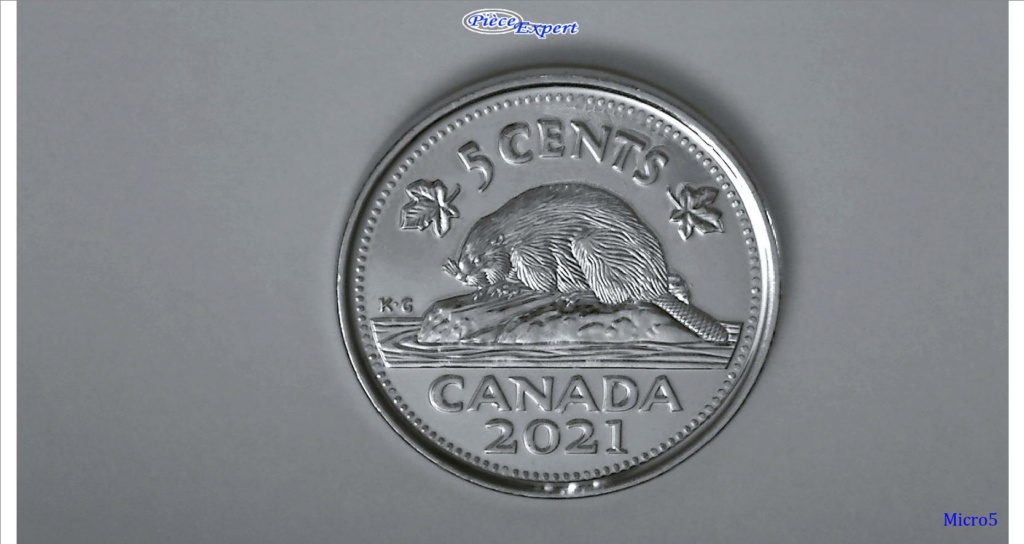 2021 - Éclat de coin Canada + Bulle Avers Imag1557