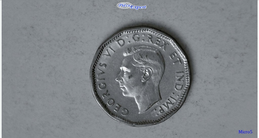 1945 - Coin entrechoqué V #8 + Éclat de coin E de cents Imag1645