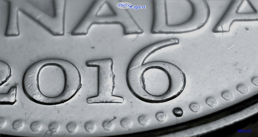 2016 - Coin Obturé, queue du castor aplatie (Filled Die) Imag1702