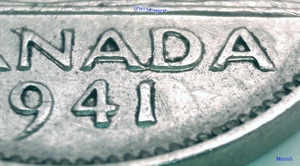 1941 - Double "94" & "CANADA" avec Entrechoque Revers  (Rev. Die Clash) Image163