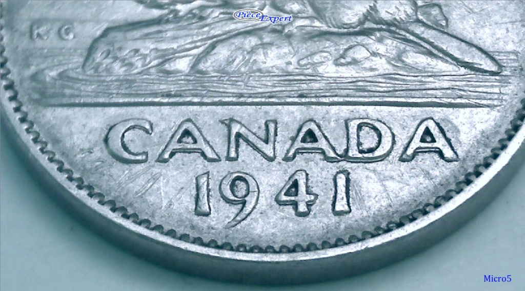 1941 - Double "94" & "CANADA" avec Entrechoque Revers  (Rev. Die Clash) Image165