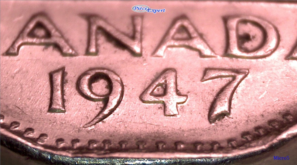 1947 - "4" Partiellement Obstrué (Filled "4") & Coins Entrechoqués Avers & Revers (Die Clash) Image203