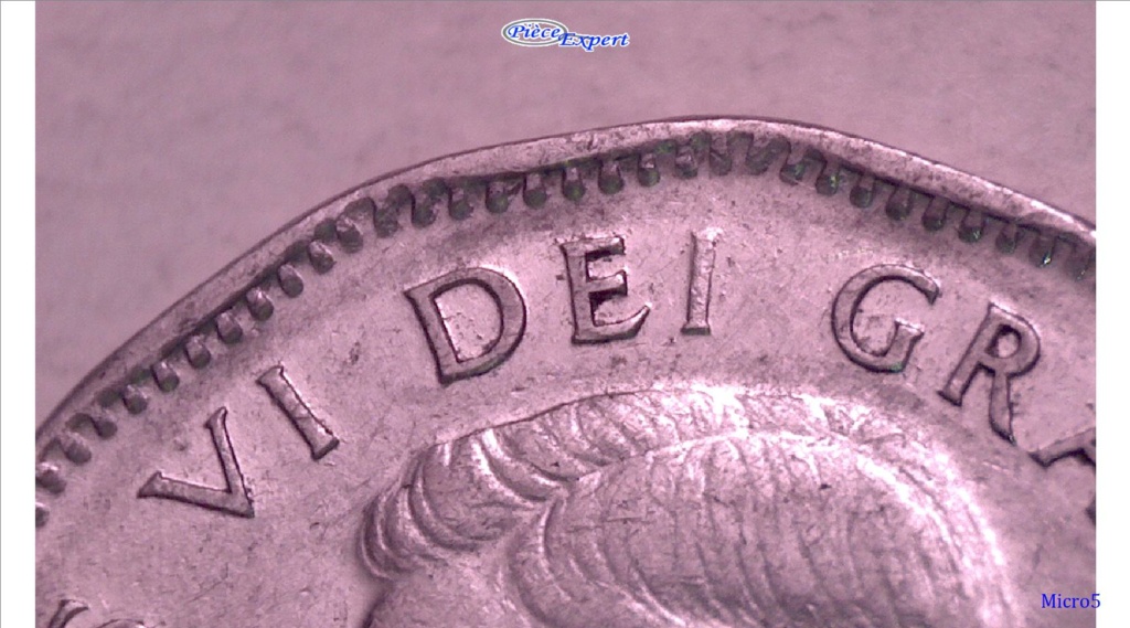 1950 - Coin obturé  Avers I de DEI Image218