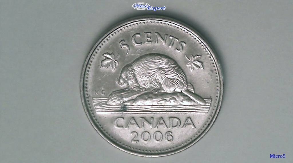2006 - Éclat de Coin, "6" Partiellement Obstrué (Die Chip, Filled "6")   Image299