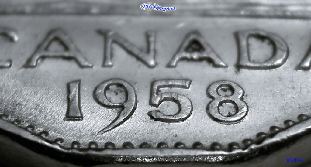 1958 - Coin détérioré date Image664