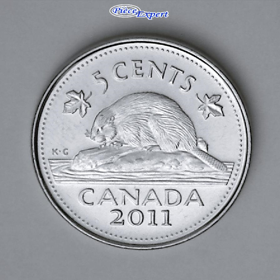 2011 - Coin entrechoqué Revers bouche du castor Image795