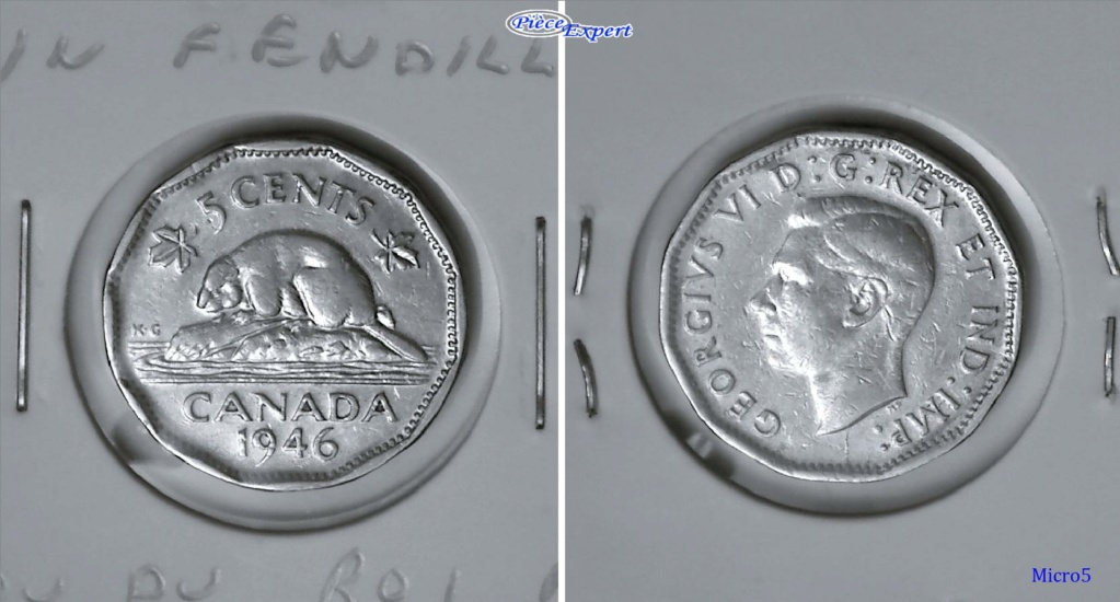 1946 - Coin fendillé cou du roi au listel Image891